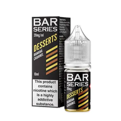 Bar Series |10ml Nicotine Salts | Disposable Flavour E-Liquids  | BANANA CARAMEL - IFANCYONE WHOLESALE