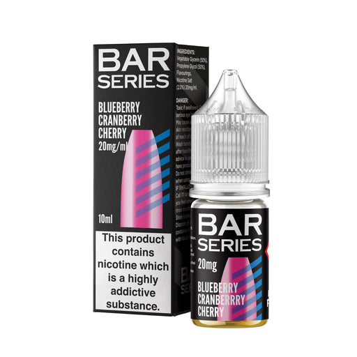 Bar Series |10ml Nicotine Salts | Disposable Flavour E-Liquids  | BLUEBERRY CHERRY CRANBERRY - IFANCYONE WHOLESALE