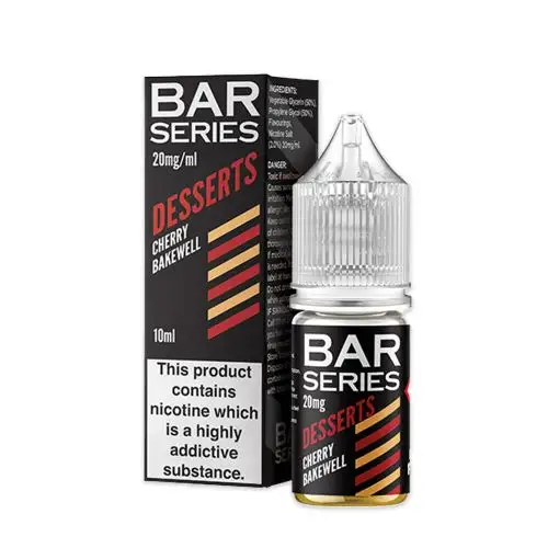 Bar Series |10ml Nicotine Salts | Disposable Flavour E-Liquids  |  CHERRY BAKEWELL - IFANCYONE WHOLESALE
