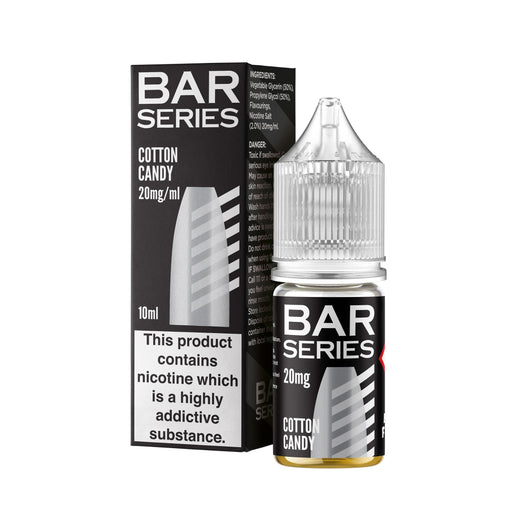 Bar Series |10ml Nicotine Salts | Disposable Flavour E-Liquids  | COTTON CANDY - IFANCYONE WHOLESALE