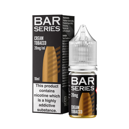 Bar Series |10ml Nicotine Salts | Disposable Flavour E-Liquids  | CREAM TOBACCO - IFANCYONE WHOLESALE
