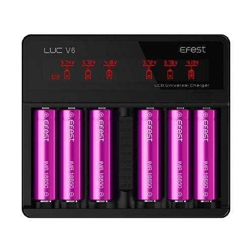Efest | LUC V6 Battery Charger | 6 Battery - IFANCYONE WHOLESALE