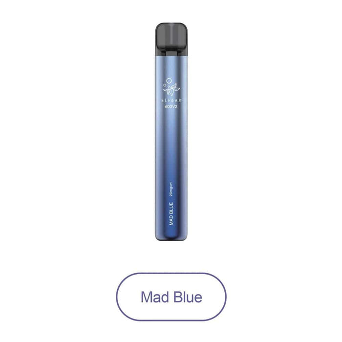 Elfbar | Elf Bar V2 600 Puff Disposable E-Cigarette Nic Salts Kit | V2 - NEW QUAQ MESH COIL | 20mg Nicotine Salt | Various Flavours - IFANCYONE WHOLESALE