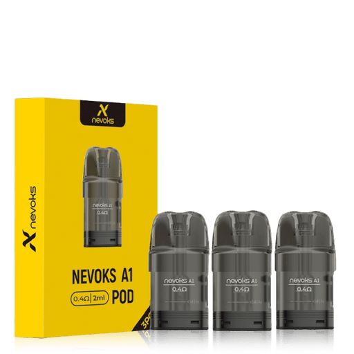 Nevoks | A1 Replacement Pods for Feelin A1 & A1 Platform Kits | SIDE FILL | 2ml | 0.4 Ohm - 3 Pack - IFANCYONE WHOLESALE