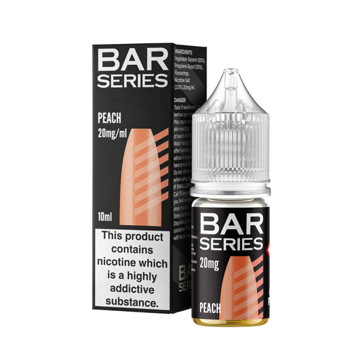 Bar Series |10ml Nicotine Salts | Disposable Flavour E-Liquids  | PEACH - IFANCYONE WHOLESALE