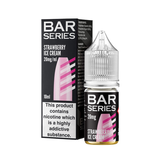 Bar Series |10ml Nicotine Salts | Disposable Flavour E-Liquids  |  STRAWBERRY ICE - IFANCYONE WHOLESALE