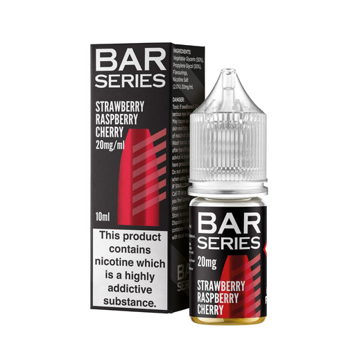 Bar Series |10ml Nicotine Salts | Disposable Flavour E-Liquids  | STRAWBERRY RASPBERRY CHERRY - IFANCYONE WHOLESALE