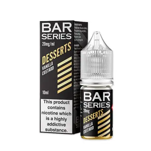 Bar Series |10ml Nicotine Salts | Disposable Flavour E-Liquids  | VANILLA CUSTARD - IFANCYONE WHOLESALE