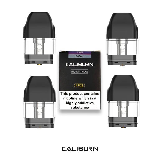 UWELL | Caliburn Replacement Pods | Pack of 4 | 1.4 Ohm - IFANCYONE WHOLESALE