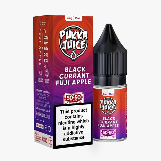 Pukka Juice | 50/50 Range | BLACKCURRANT FUJI APPLE | 10ml TPD Bottles | Various Nicotine Strength - IFANCYONE WHOLESALE
