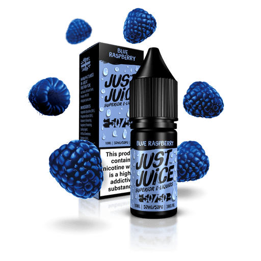 Just Juice 50:50 | BLUE RASPBERRY | 10ml Single | Various Nicotine Strengths - IFANCYONE WHOLESALE