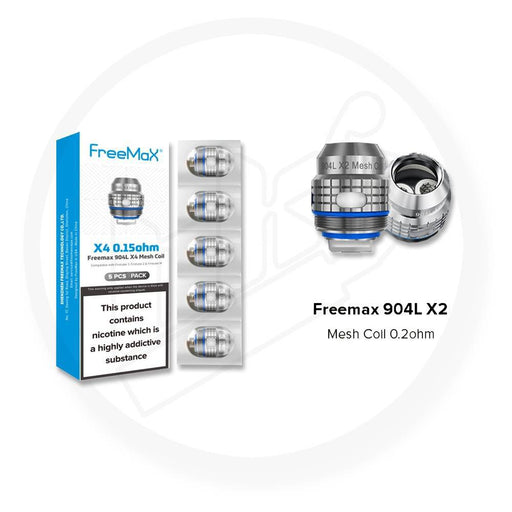 Freemax | 904L X Mesh Coils | Pack of 5 | 0.2 Ohm X2 Mesh - IFANCYONE WHOLESALE