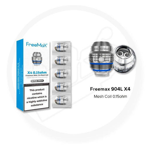 Freemax | 904L X Mesh Coils | Pack of 5 | 0.15 Ohm X4 Mesh - IFANCYONE WHOLESALE