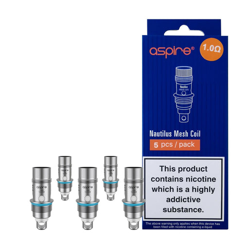 Aspire UK Nautilus 1.0  ohm Mesh Replacement Coils - 5 Pack - IFANCYONE WHOLESALE