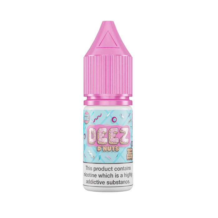 Deez D'nuts - White Choc Raspberry 10ml E Liquid Nicotine Salt - IFANCYONE WHOLESALE