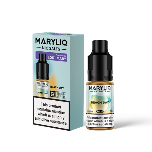 Maryliq by Elf Bar | Beach Day | 10ml Elfbar Lost Mary Nicotine Salts E-Liquid | 10mg / 20mg Nic Salt - IFANCYONE WHOLESALE