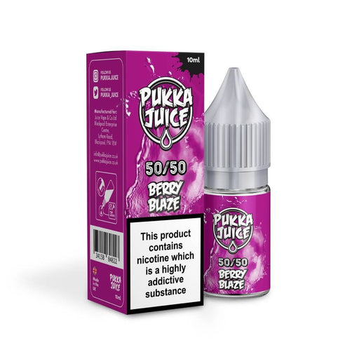 Pukka Juice | 50/50 Range | BERRY BLAZE | 10ml TPD Bottles | Various Nicotine Strengths - IFANCYONE WHOLESALE