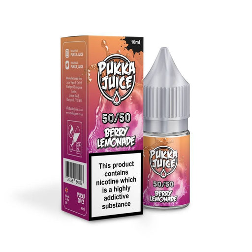 Pukka Juice | 50/50 Range | BERRY LEMONADE | 10ml TPD Bottles | Various Nicotine Strengths - IFANCYONE WHOLESALE