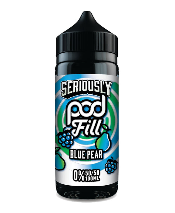 Seriously Pod Fill by Doozy Vape Co | 50/50 VG/PG | Blue Pear | 100ml Shortfill | 0mg - IFANCYONE WHOLESALE