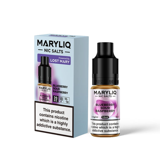 Maryliq by Elf Bar | Blueberry Sour Raspberry | 10ml Elfbar Lost Mary Nicotine Salts E-Liquid | 10mg / 20mg Nic Salt - IFANCYONE WHOLESALE