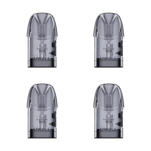 UWELL | Caliburn A3S 2ml Refillable Pods | Caliburn A3 Compatible | Pack of 4 | 1.0 Ohm Mesh - IFANCYONE WHOLESALE