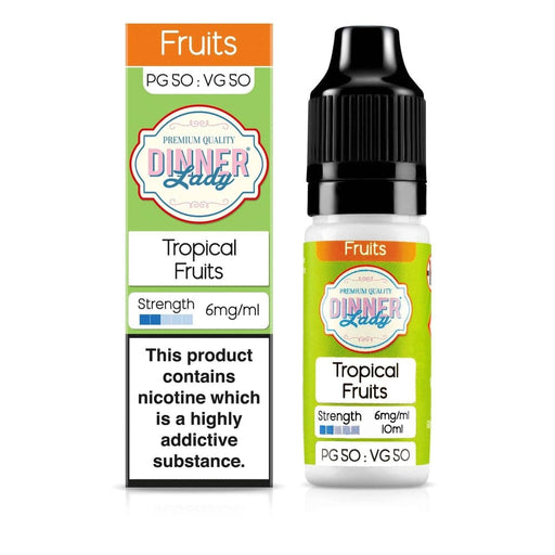 Dinner Lady 50/50 Range | Fruits | Tropical Fruits | 10ml Single | Various Nicotine Strengths - IFANCYONE WHOLESALE