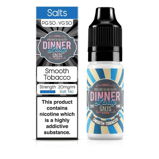 Dinner Lady Salts | Tobacco Range | Smooth Tobacco | 10ml Single | 10mg / 20mg Nicotine Salt - IFANCYONE WHOLESALE