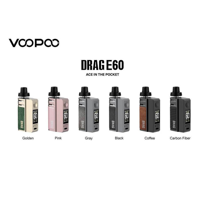 Voopoo | DRAG E60 Pod Mod Kit | 60W | 2550mAh - IFANCYONE WHOLESALE