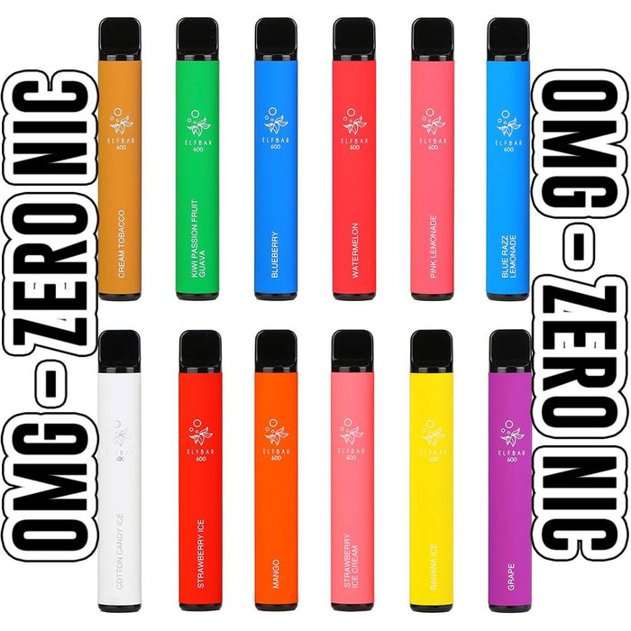 Elfbar | Elf Bar 600 Disposable Pod E-Cigarette Kit | 550mAh - IFANCYONE WHOLESALE