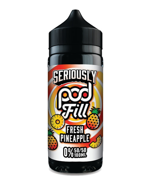 Seriously Pod Fill by Doozy Vape Co | 50/50 VG/PG | Fresh Pineapple | 100ml Shortfill | 0mg - IFANCYONE WHOLESALE