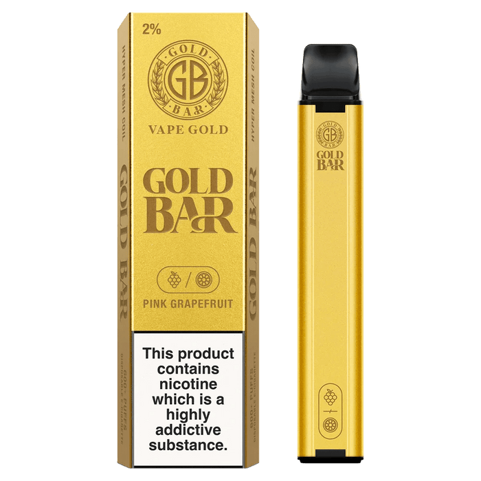 Gold Bar 600  Disposable Vape Pod Kit | 600 Puff / 500mAh | 20mg Nicotine Salts | Various Flavours - IFANCYONE WHOLESALE
