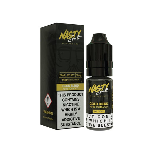 Nasty Salts | Gold Blend | 10ml Single | 10mg / 20mg Nicotine Salts - IFANCYONE WHOLESALE
