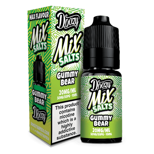 Doozy Vape Co | Mix Salts | Gummy Bear | 10ml Single | 10 / 20mg Nicotine Salts - IFANCYONE WHOLESALE