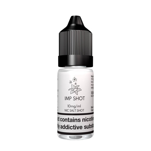 Imp Jar | Impjar Imp Shot Nicotine Salt Shot | 10ml Single Bottle | 10mg Nic Salts (White) - IFANCYONE WHOLESALE