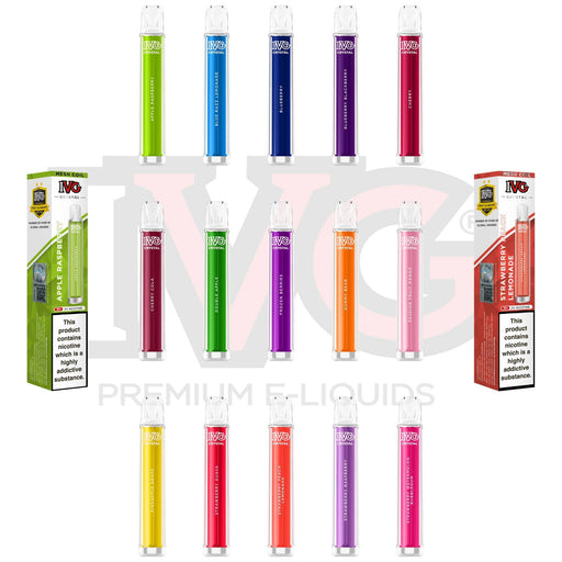 I VG | IVG Crystal Bar Disposable Pod E-Cigarette Kit | 550mAh / 600 Puffs | 20mg Nicotine Salts | Various Flavours - IFANCYONE WHOLESALE