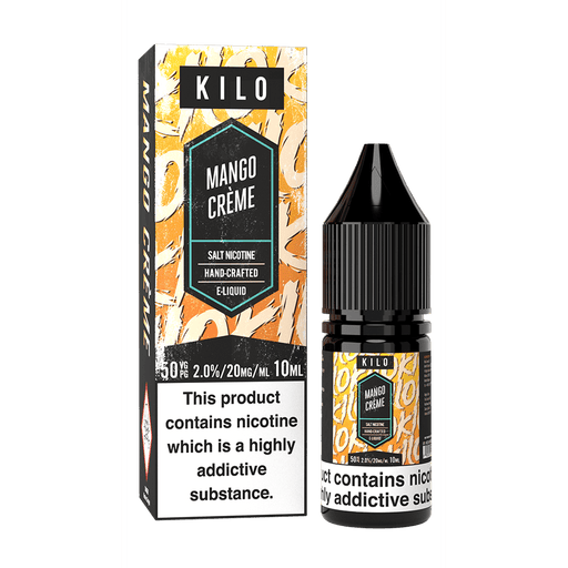 Kilo Nicotine Salts E-Liquids | Mango Creme | 10ml Single | 10mg / 20mg Nic Salt - IFANCYONE WHOLESALE