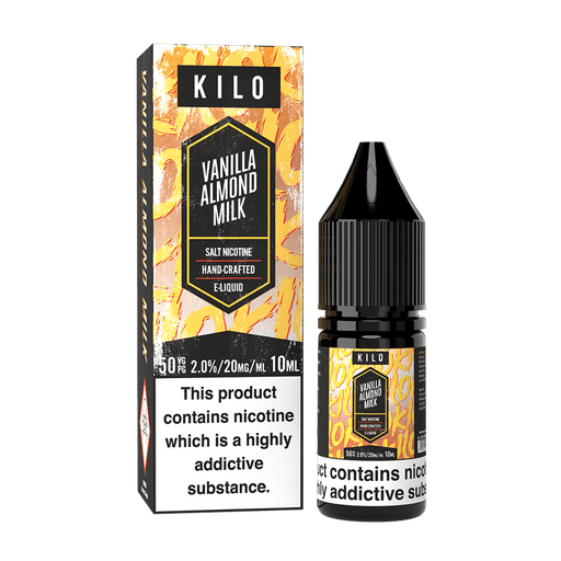 Kilo Nicotine Salts E-Liquids | Vanilla Almond Milk | 10ml Single | 10mg / 20mg Nic Salt - IFANCYONE WHOLESALE