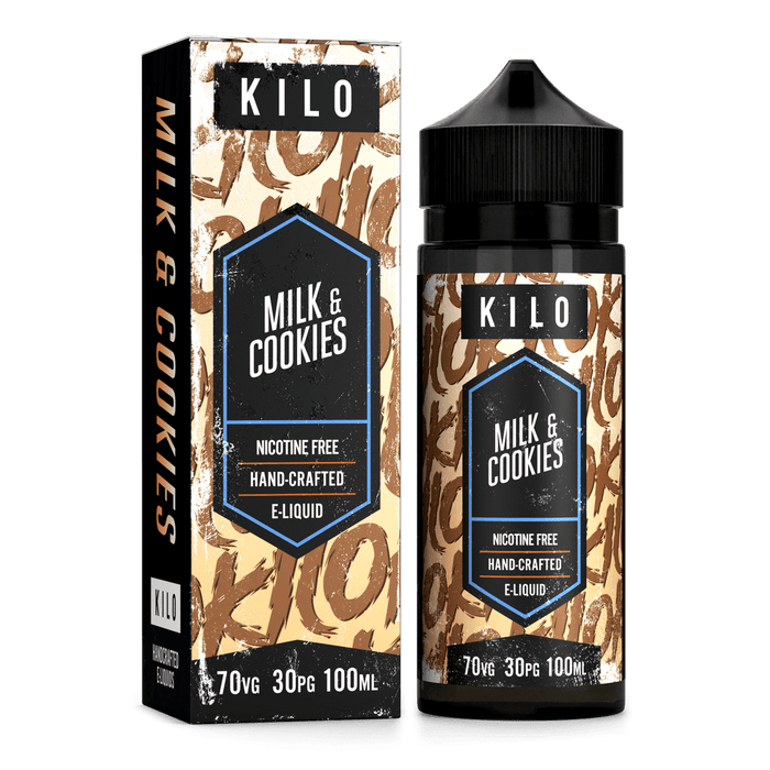 Kilo V2 E-liquids | Milk & Cookies | 100ml Shortfill | 0mg - IFANCYONE WHOLESALE