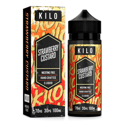 Kilo V2 E-liquids | Strawberry Custard | 100ml Shortfill | 0mg - IFANCYONE WHOLESALE
