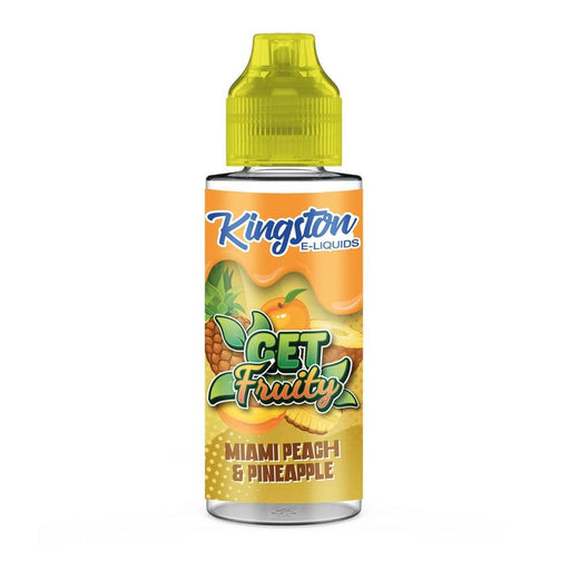 Kingston Get Fruity | Miami Peach Pineapple | 100ml Shortfill | 0mg - IFANCYONE WHOLESALE