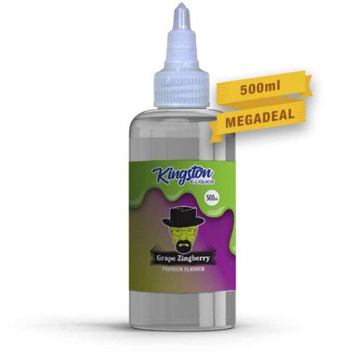 Kingston MegaSaver | Grape Zingberry | 500ml Shortfill | 0mg - IFANCYONE WHOLESALE