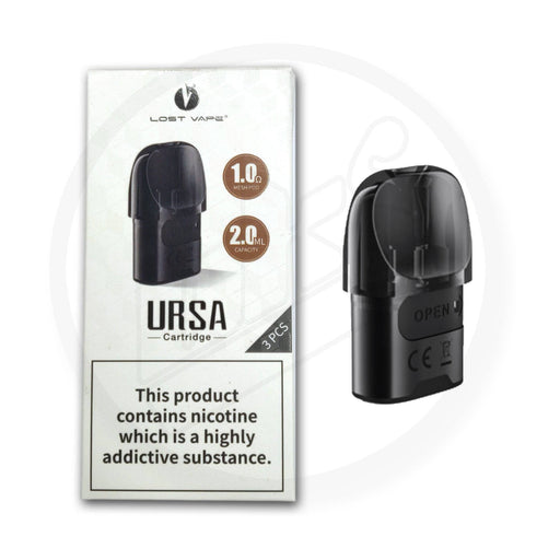 Lost Vape | Ursa / Nano / Nano Pro Replacement Pods | Pack of 3 | 1.0 Ohm Coil Installed - IFANCYONE WHOLESALE