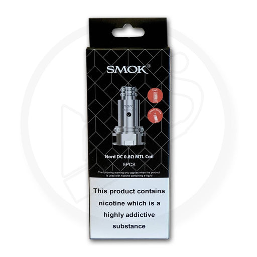 SMOK | Nord Coils | 0.8 Ohm Dual MTL Coil | Pack of 5 - IFANCYONE WHOLESALE