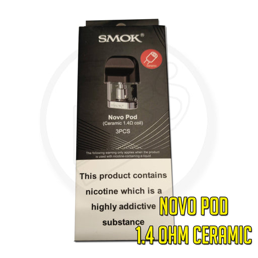 SMOK | Novo Kit Replacement Pods | Pack of 3 | 1.4 Ohm Ceramic - IFANCYONE WHOLESALE