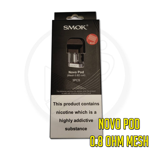 SMOK | Novo Kit Replacement Pods | Pack of 3 | 0.8 Ohm Mesh - IFANCYONE WHOLESALE