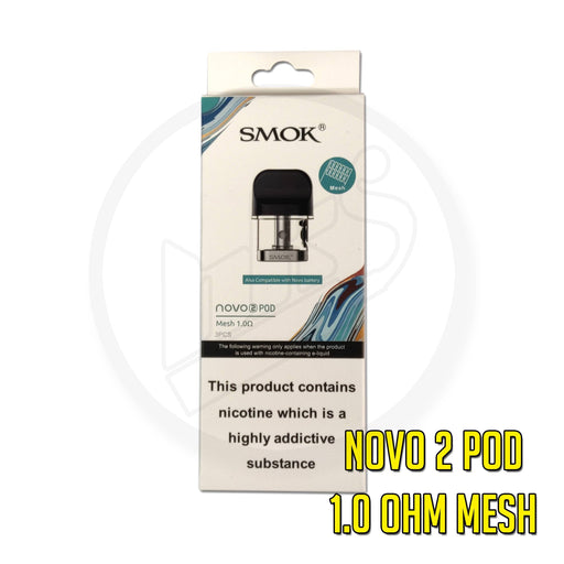 SMOK | Novo 2 / Novo 2S Replacement Pods | 1.0 Ohm Mesh | Pack of 3 - IFANCYONE WHOLESALE