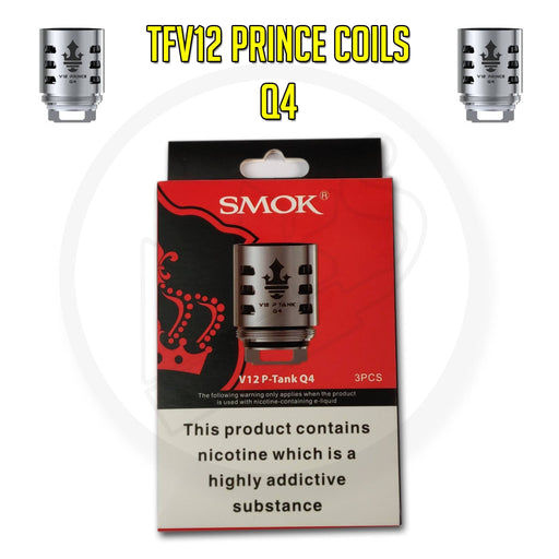 SMOK | TFV12 Prince Coils | 0.4 Ohm Q4 | Pack of 3 - IFANCYONE WHOLESALE