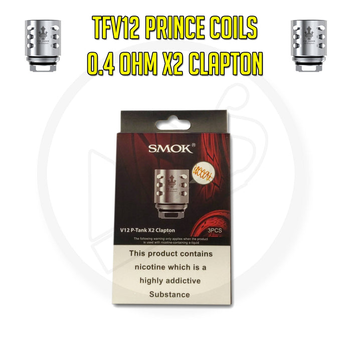 SMOK | TFV12 Prince Coils | 0.4 Ohm Clapton X2 | Pack of 3 - IFANCYONE WHOLESALE