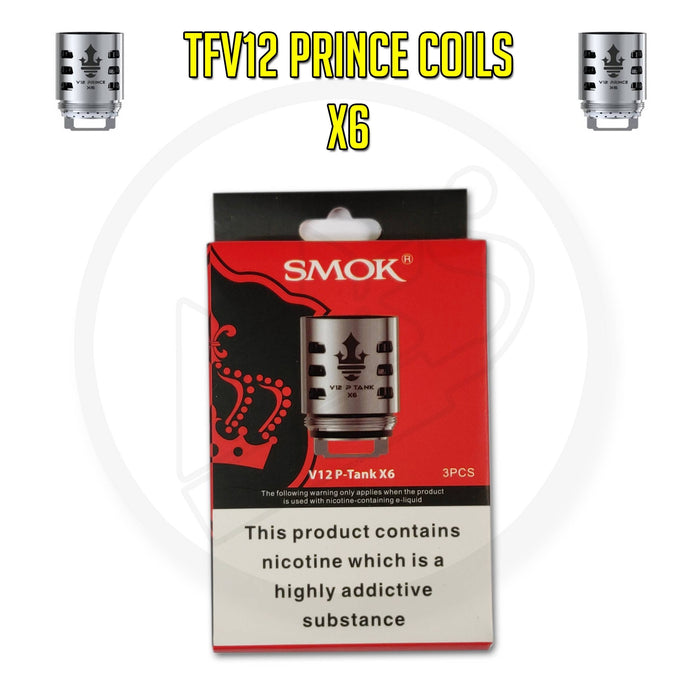 SMOK | TFV12 Prince Coils | 0.15 Ohm X6 | Pack of 3 - IFANCYONE WHOLESALE