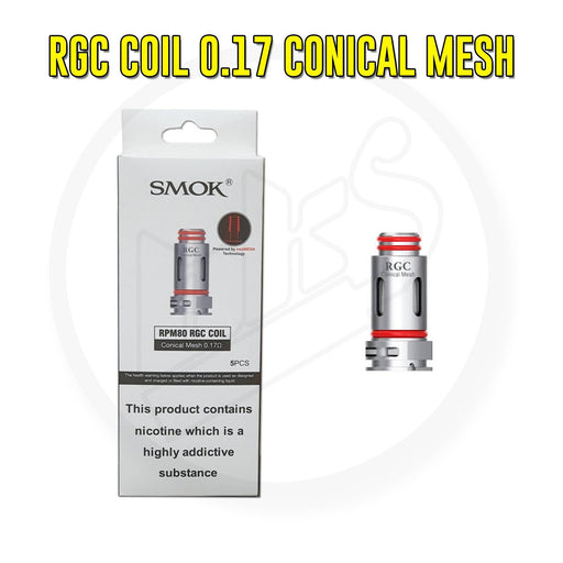 SMOK | RGC Conical nexMesh Coils for RPM80 | Pack of 5 | 0.17 Ohm Mesh - IFANCYONE WHOLESALE
